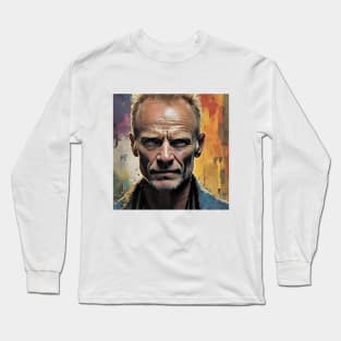 portrait of Sting Long Sleeve T-Shirt